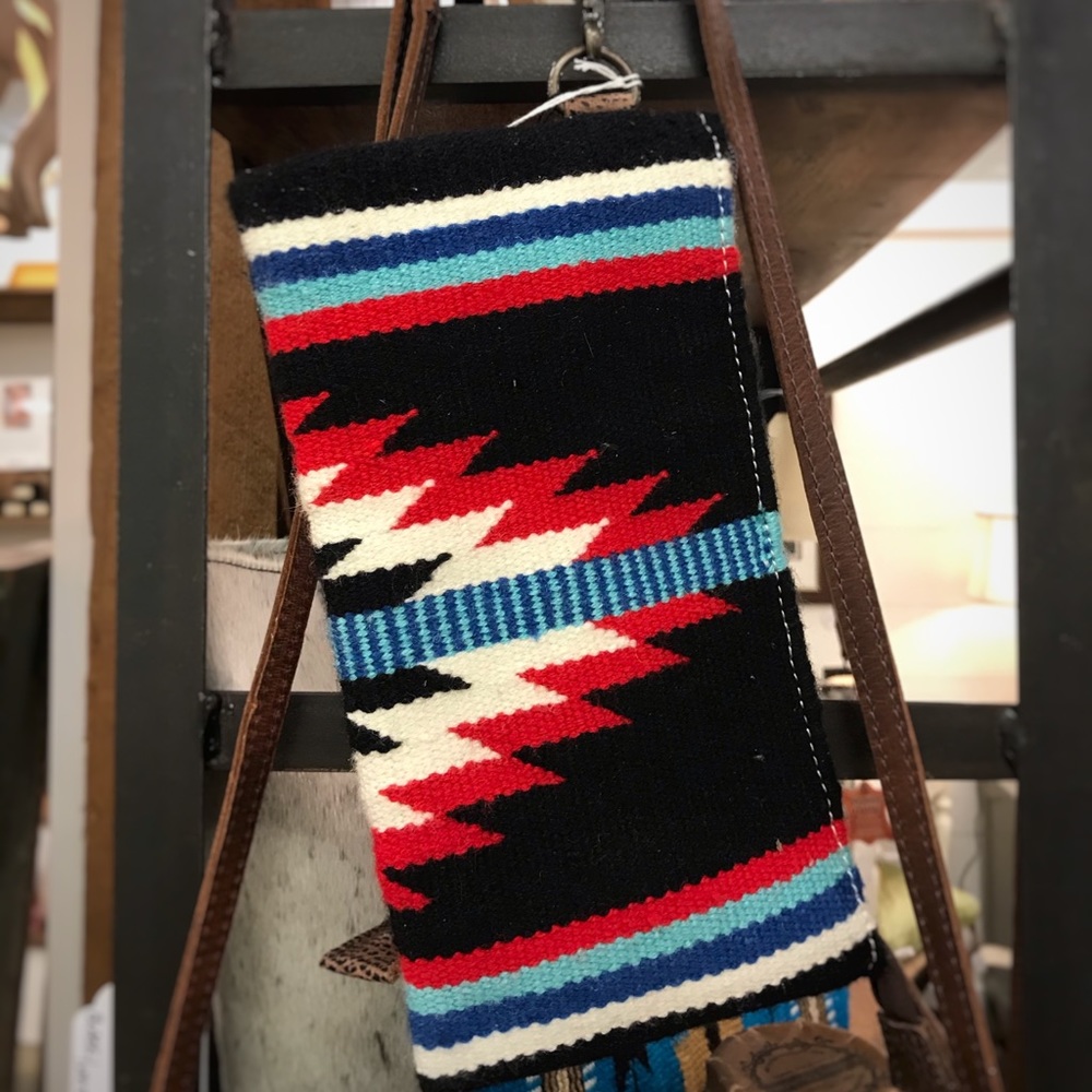 New Saddle Blanket Clutch / Wristlet Bag
